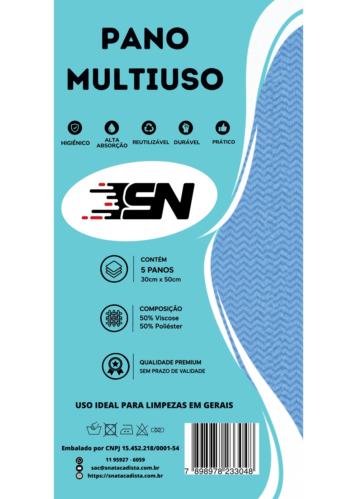 Pano Multiuso SN - Marca Própria