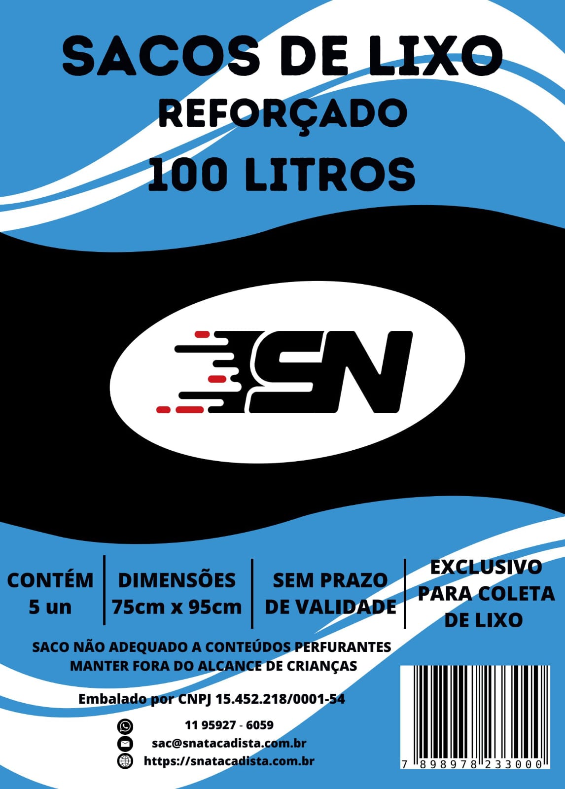 Sacos de Lixo SN - Marca Própria