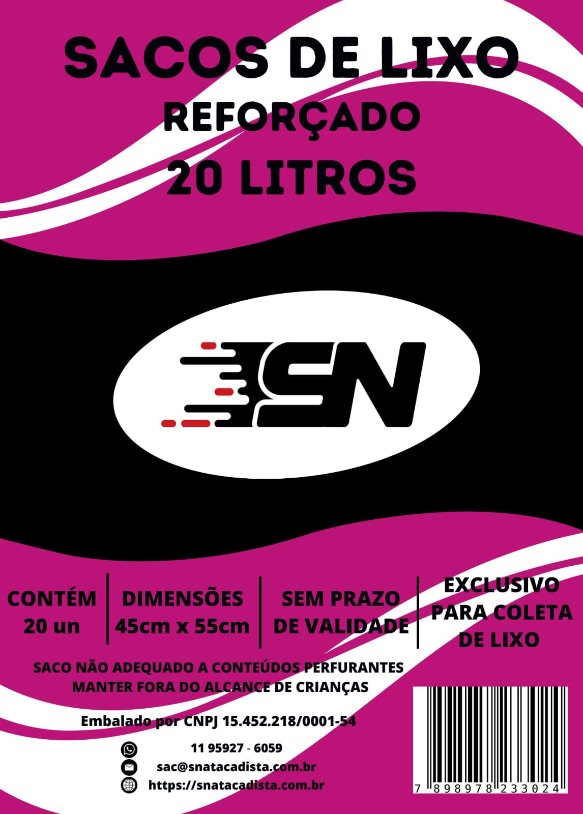 Sacos de Lixo SN - Marca Própria